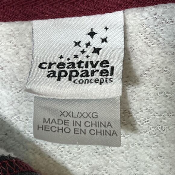 Florida Hoodie Mens 2XL Pink Black Tie Dye Pullover Sweatshirt Creative Apparel - Picture 6 of 12